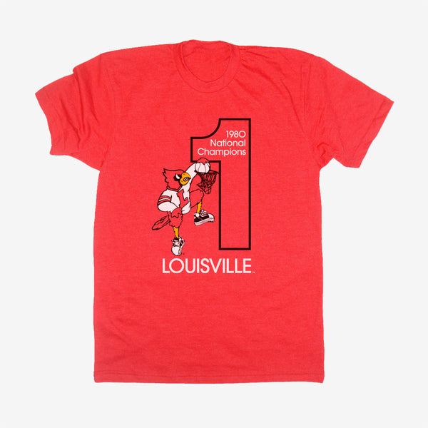 Vintage Louisville Cardinals 1980 NCAA Champs Shirt Size Youth