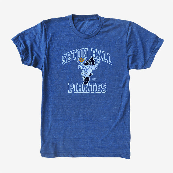 Youth White Seton Hall Pirates Dripping Basketball T-Shirt Size: Small