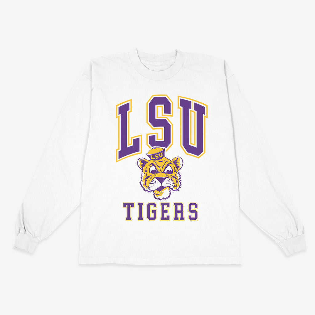 LSU Tigers 19Nine Dunking Tiger Basketball 92' Shooting Shirt 1/4