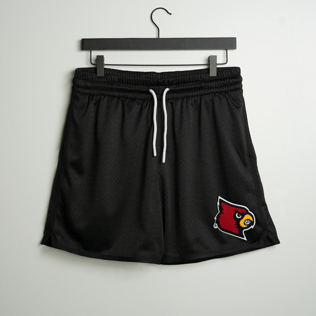 19nine Louisville Cardinals Retro Practice Shorts Black / XL