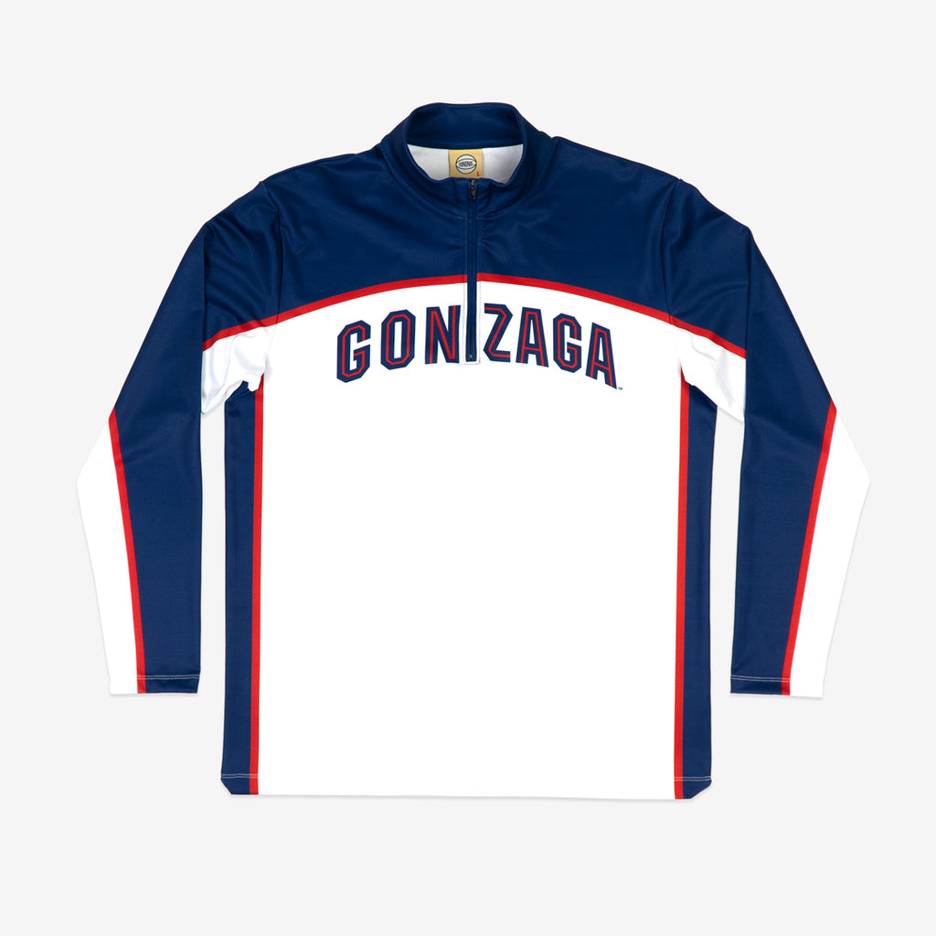 Gonzaga Bulldogs Navy Clubhouse V-Neck Pullover Sweater