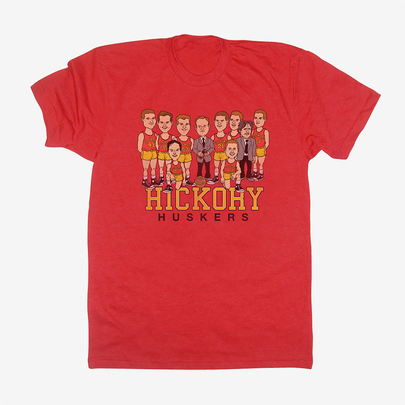 Hickory Huskers Caricature