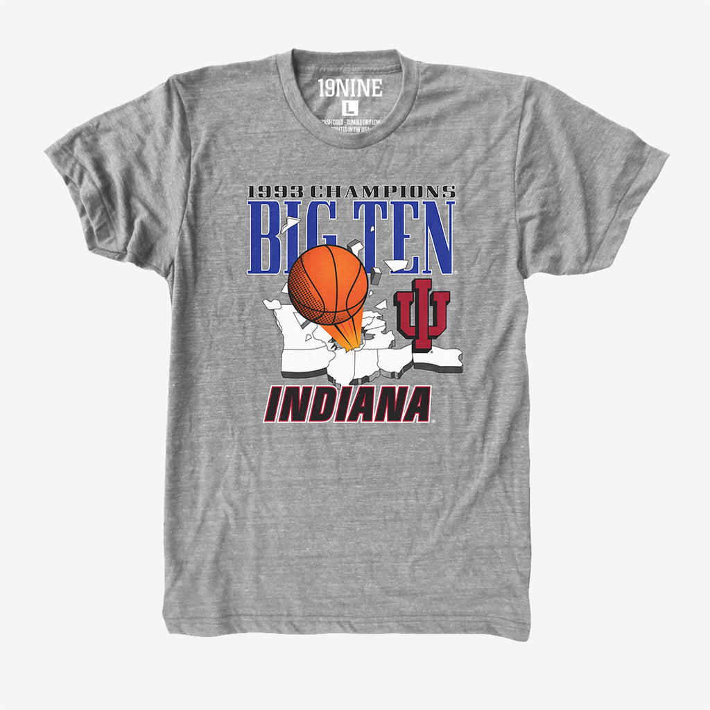 80s Vintage Indiana Hoosiers University 1989 Basketball Big 