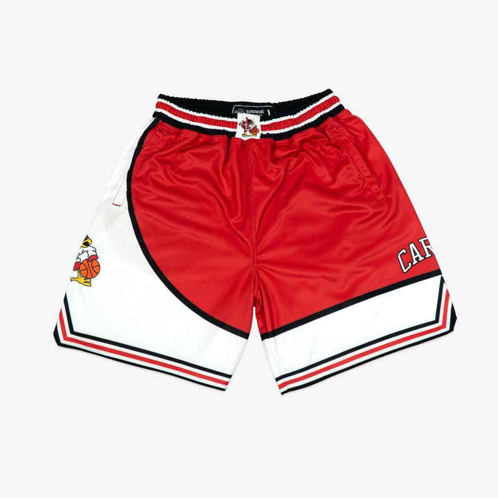 Louisville Cardinals NCAA Women's Primary Logo White F16 Basketball Shorts