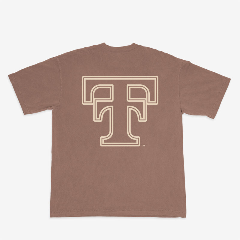 Texas Tech Monochromatic Logo Heavy T