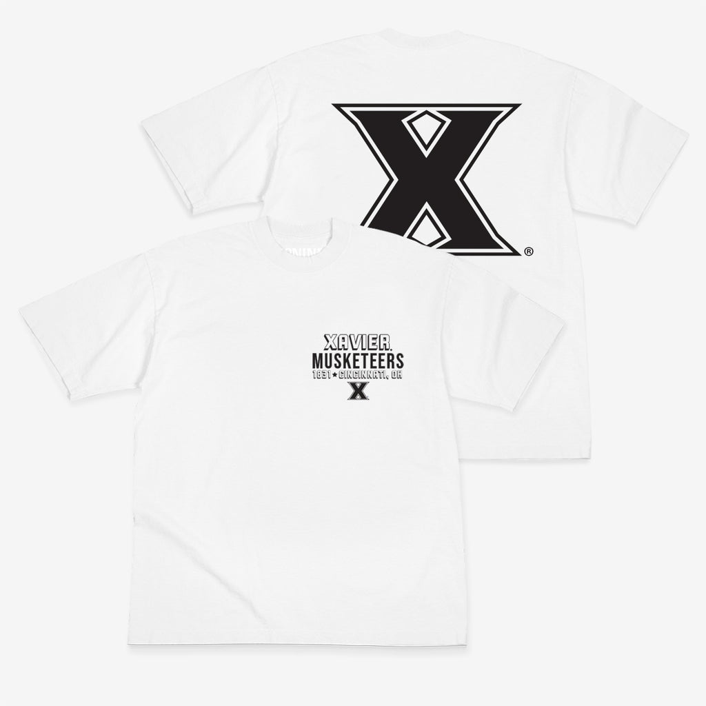 Custom College Basketball Jerseys Xavier Musketeers Jersey Name and Number White
